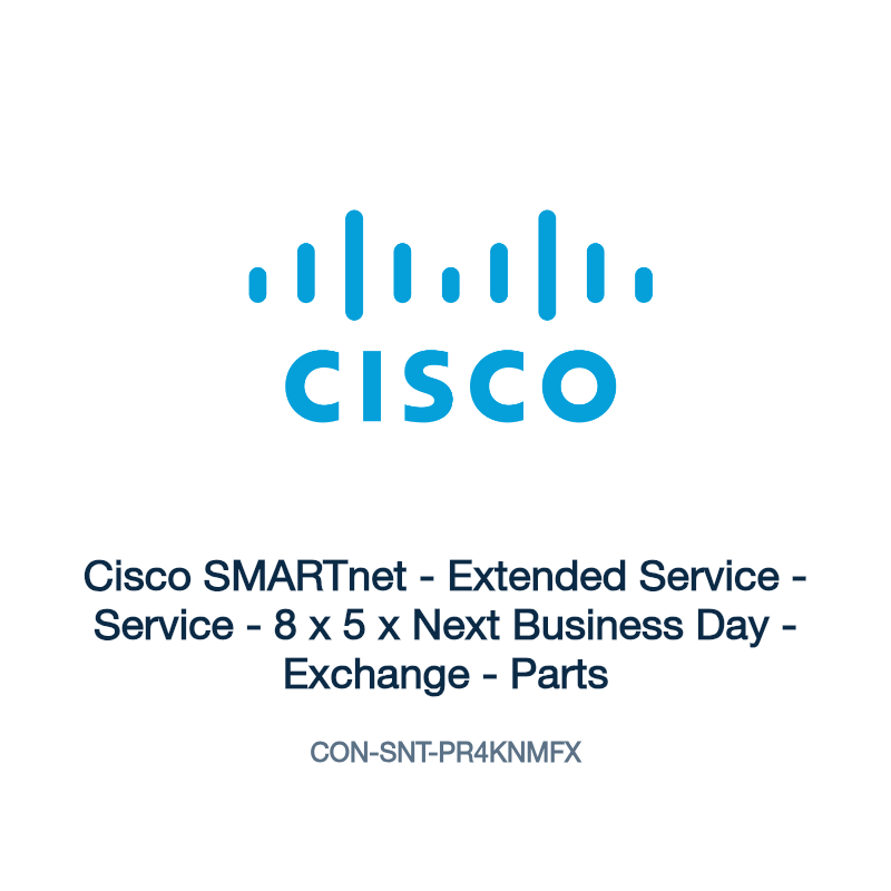 CON-SNT-PR4KNMFX: Cisco SMARTnet - Extended Service - Service - 8 x 5 x Next Business