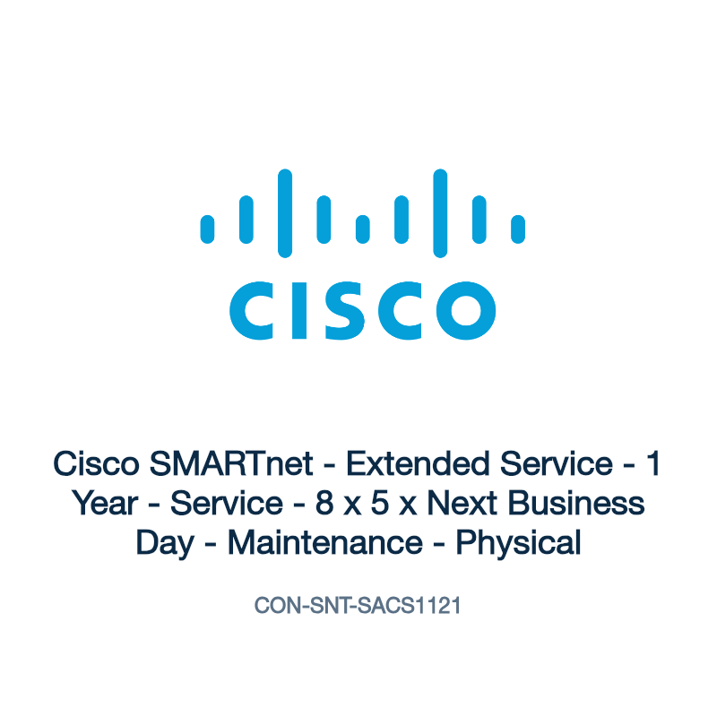 CON-SNT-SACS1121: Cisco SMARTnet - Extended Service - 1 Year - Service