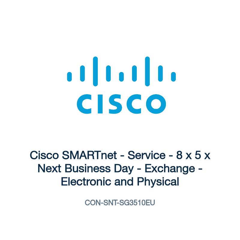 CON-SNT-SG3510EU: Cisco SMARTnet - Service - 8 x 5 x Next Business Day - Exchange