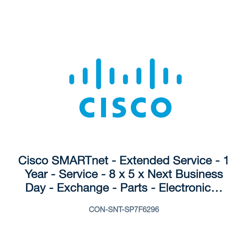 CON-SNT-SP7F6296: Cisco SMARTnet - Extended Service - 1 Year - Service