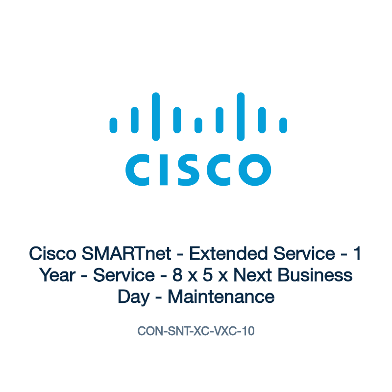 CON-SNT-XC-VXC-10: Cisco SMARTnet - Extended Service - 1 Year - Service