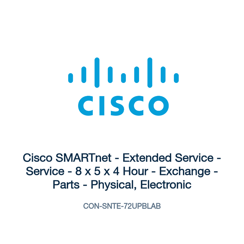 CON-SNTE-72UPBLAB: Cisco SMARTnet - Extended Service - Service - 8 x 5 x 4 Hour -