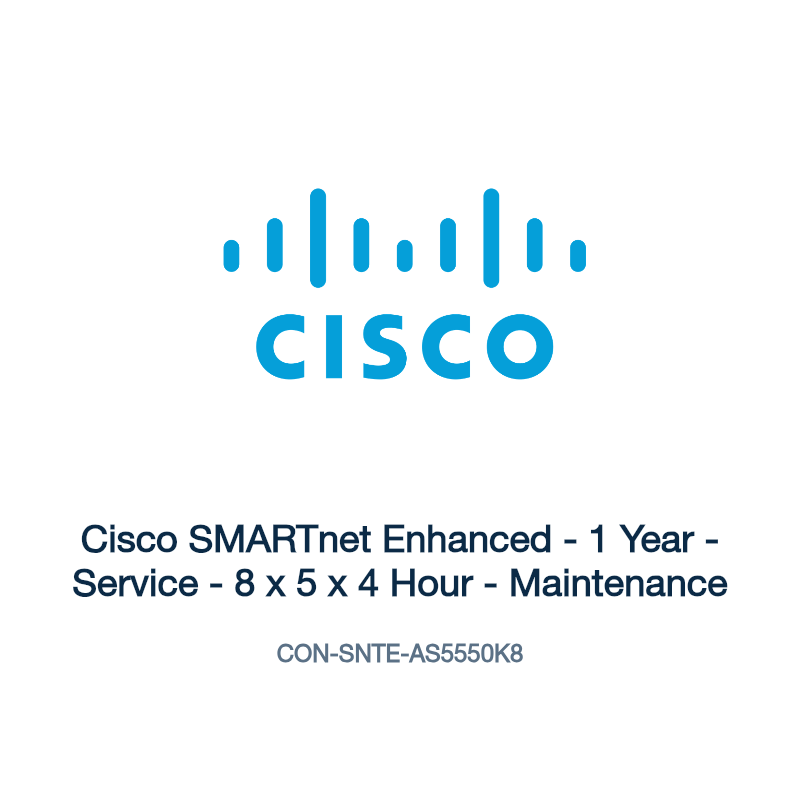 CON-SNTE-AS5550K8: Cisco SMARTnet Enhanced