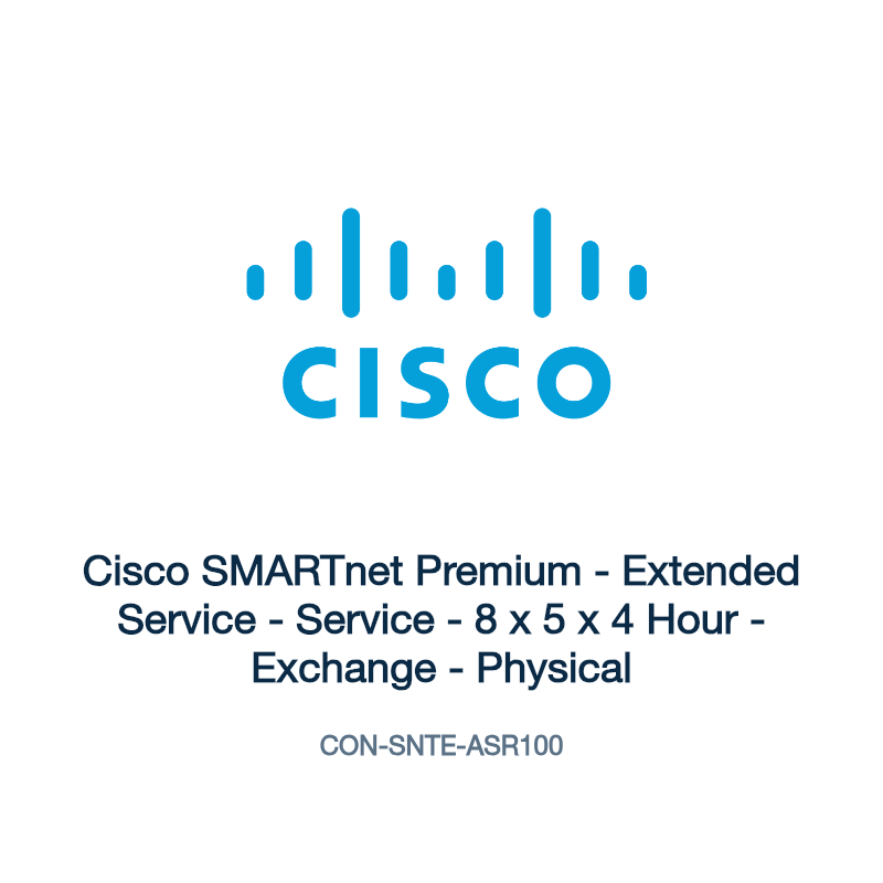 CON-SNTE-ASR100: Cisco SMARTnet Premium