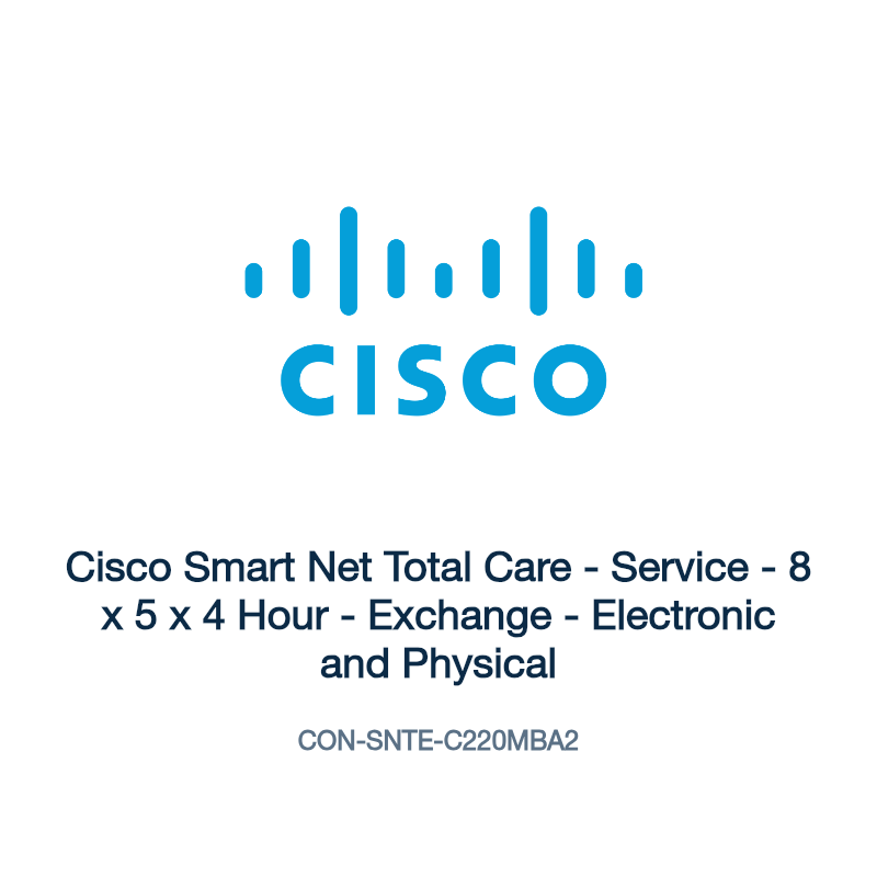 CON-SNTE-C220MBA2: Cisco Smart Net Total Care