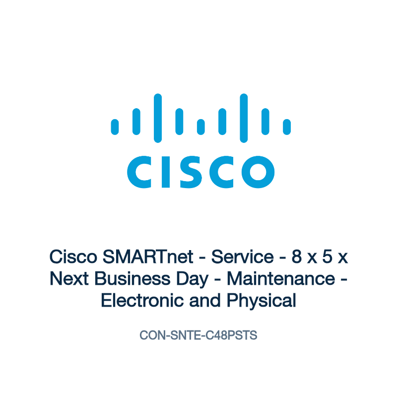 CON-SNTE-C48PSTS: Cisco SMARTnet - Service - 8 x 5 x Next Business Day - Maintenance