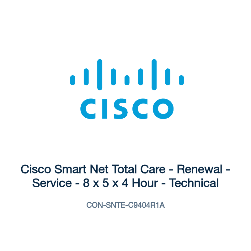 CON-SNTE-C9404R1A: Cisco Smart Net Total Care