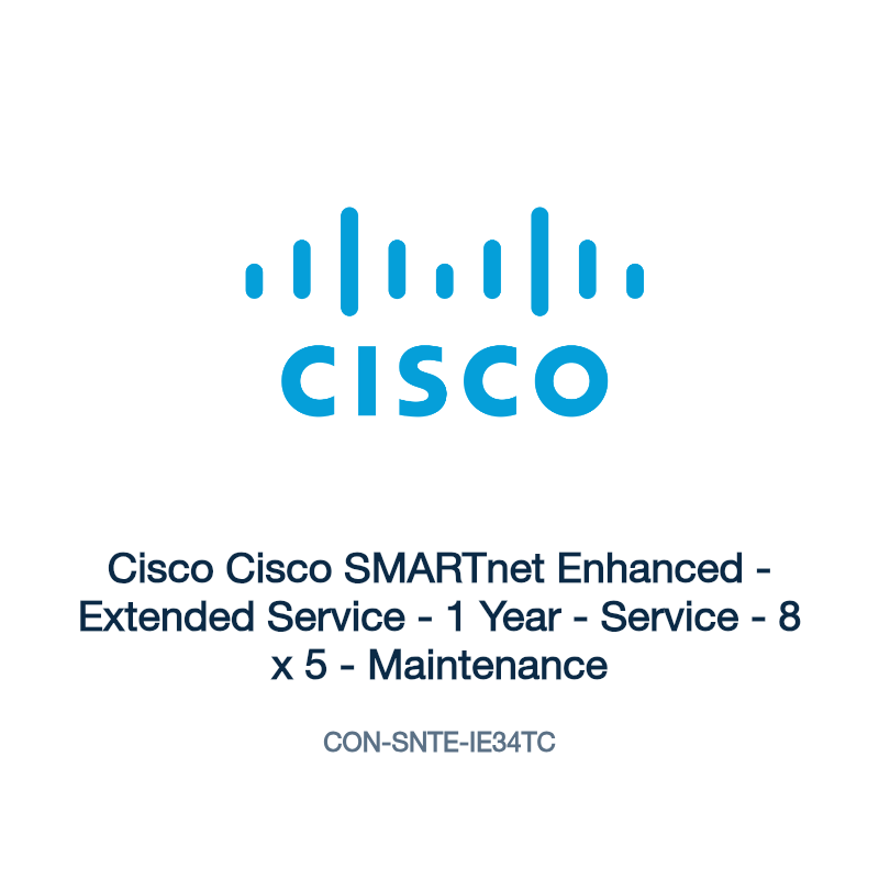 CON-SNTE-IE34TC: Cisco Cisco SMARTnet Enhanced