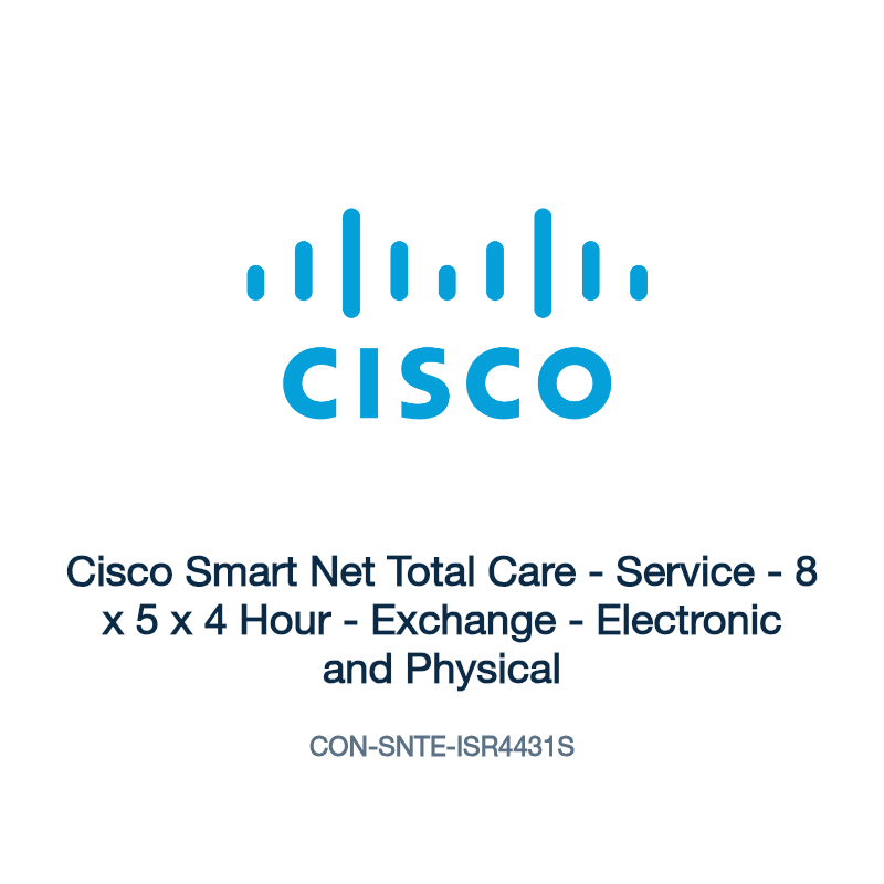 CON-SNTE-ISR4431S: Cisco Smart Net Total Care