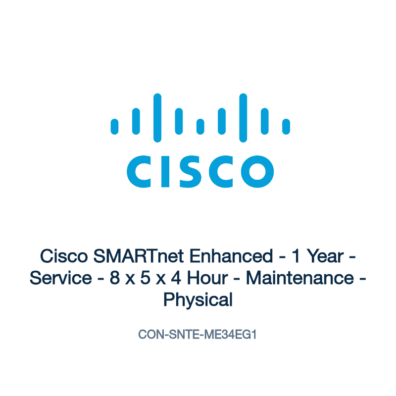 CON-SNTE-ME34EG1: Cisco SMARTnet Enhanced