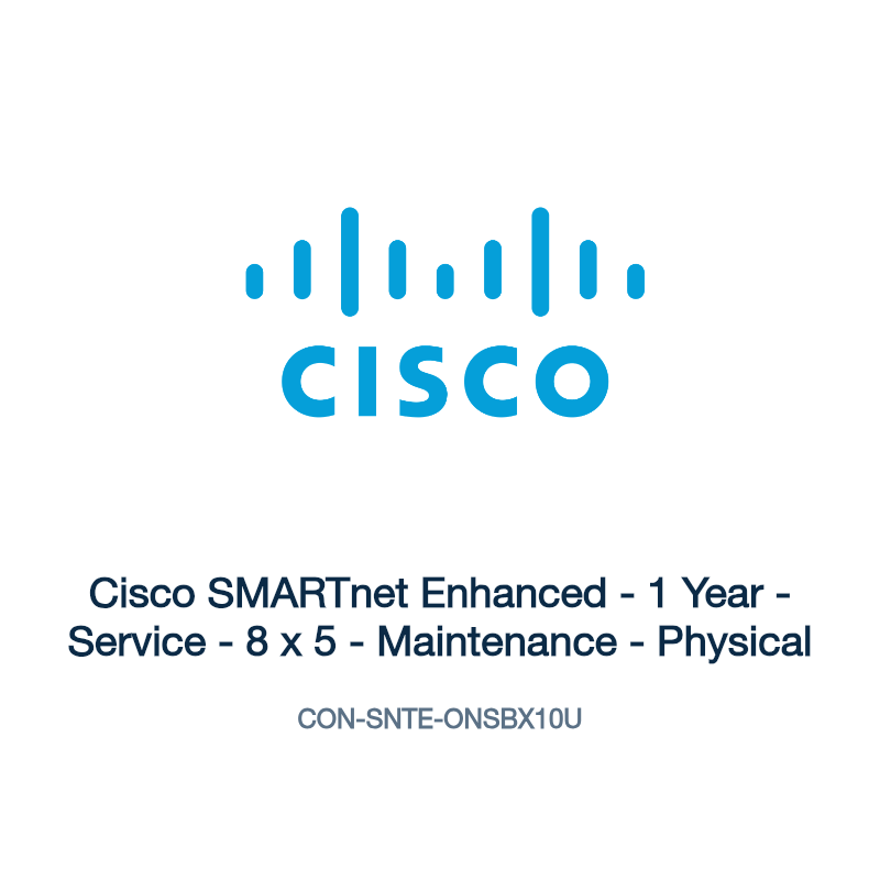 CON-SNTE-ONSBX10U: Cisco SMARTnet Enhanced