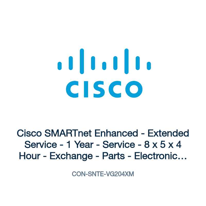 CON-SNTE-VG204XM: Cisco SMARTnet Enhanced