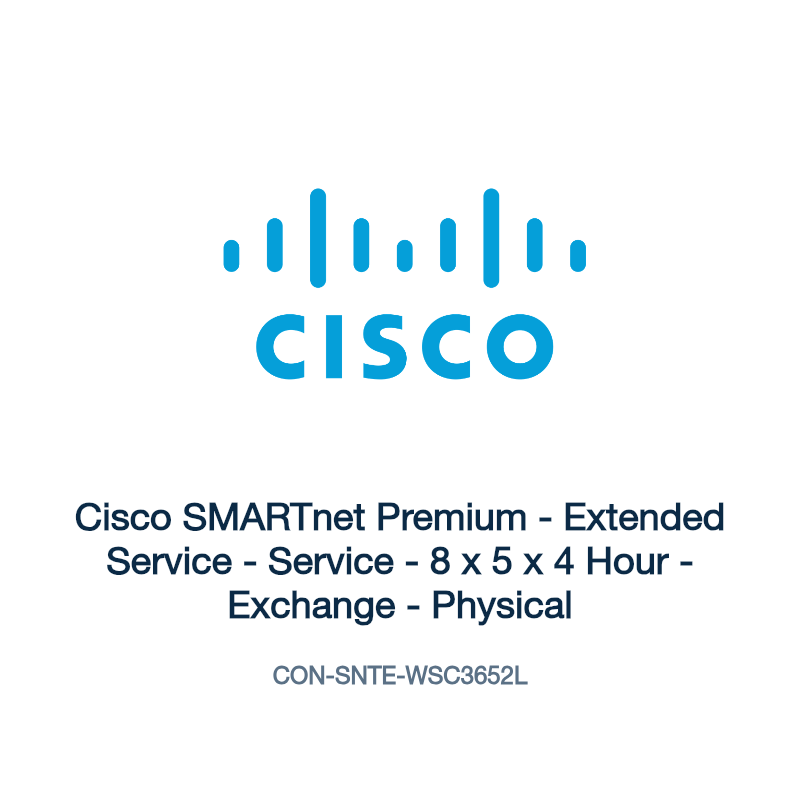 CON-SNTE-WSC3652L: Cisco SMARTnet Premium