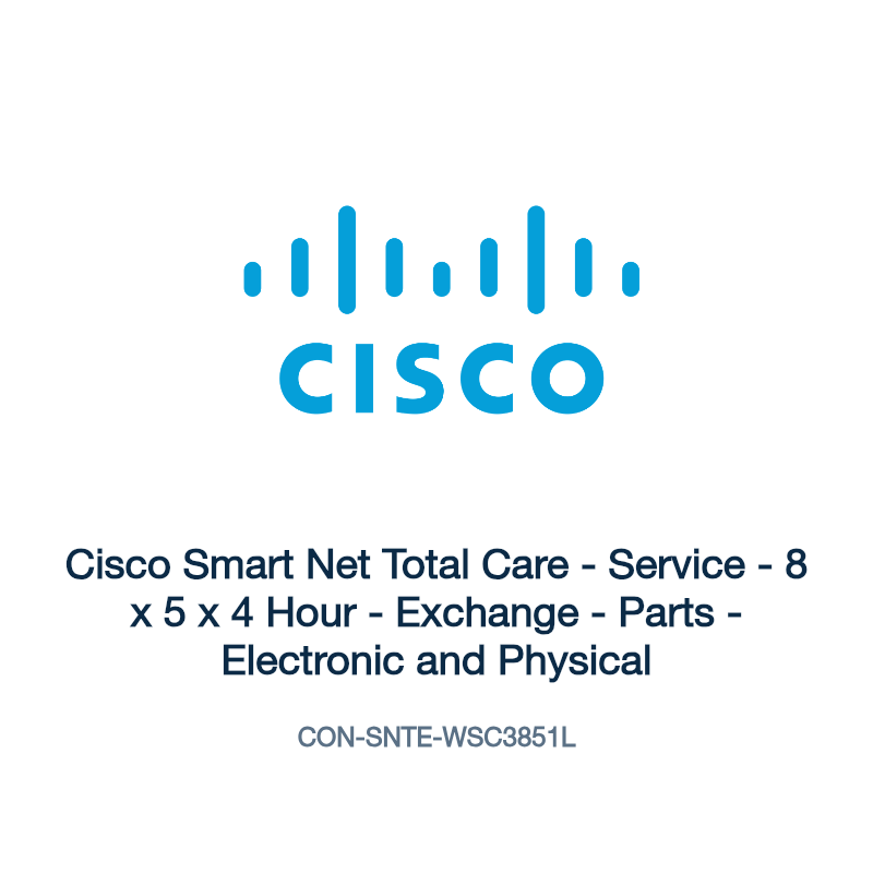 CON-SNTE-WSC3851L: Cisco Smart Net Total Care