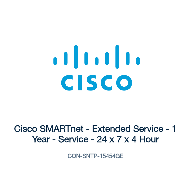 CON-SNTP-15454GE: Cisco SMARTnet - Extended Service - 1 Year - Service - 24 x 7 x 4 Hour