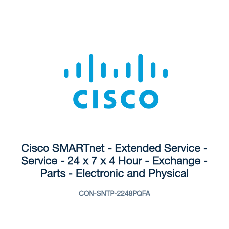 CON-SNTP-2248PQFA: Cisco SMARTnet - Extended Service - Service - 24 x 7 x 4 Hour -