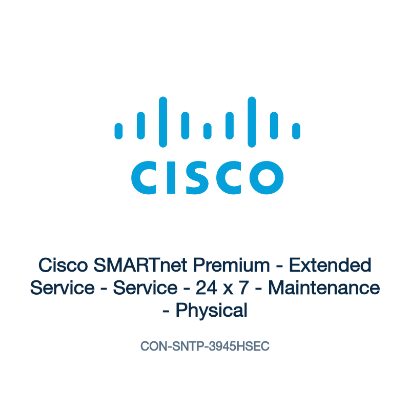 CON-SNTP-3945HSEC: Cisco SMARTnet Premium