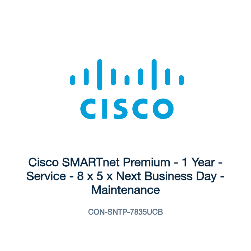 CON-SNTP-7835UCB: Cisco SMARTnet Premium