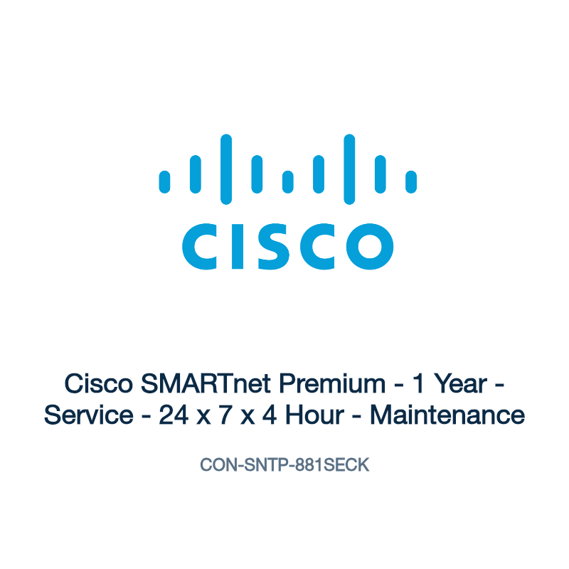 CON-SNTP-881SECK: Cisco SMARTnet Premium