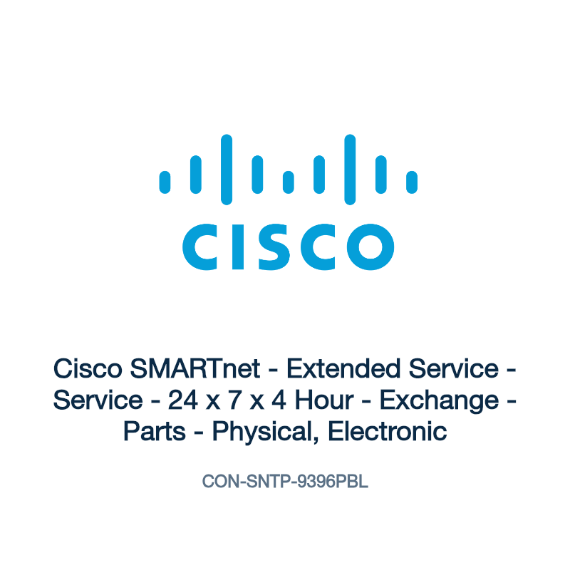 CON-SNTP-9396PBL: Cisco SMARTnet - Extended Service - Service - 24 x 7 x 4 Hour -
