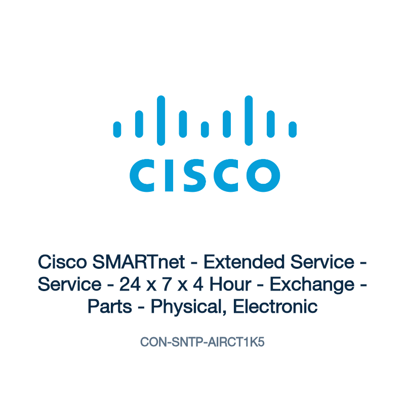 CON-SNTP-AIRCT1K5: Cisco SMARTnet - Extended Service - Service - 24 x 7 x 4 Hour -