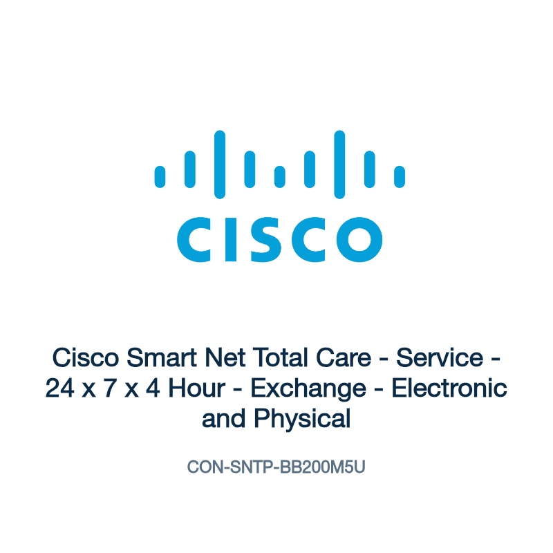 CON-SNTP-BB200M5U: Cisco Smart Net Total Care