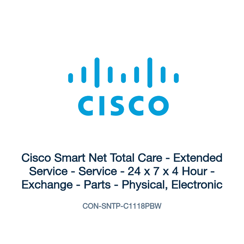 CON-SNTP-C1118PBW: Cisco Smart Net Total Care