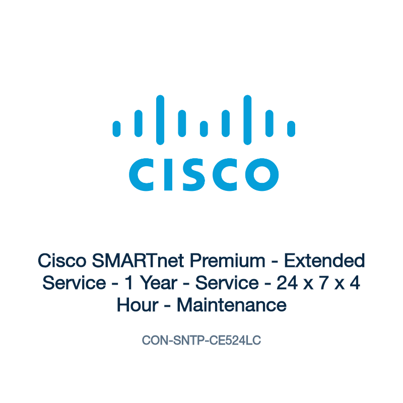 CON-SNTP-CE524LC: Cisco SMARTnet Premium