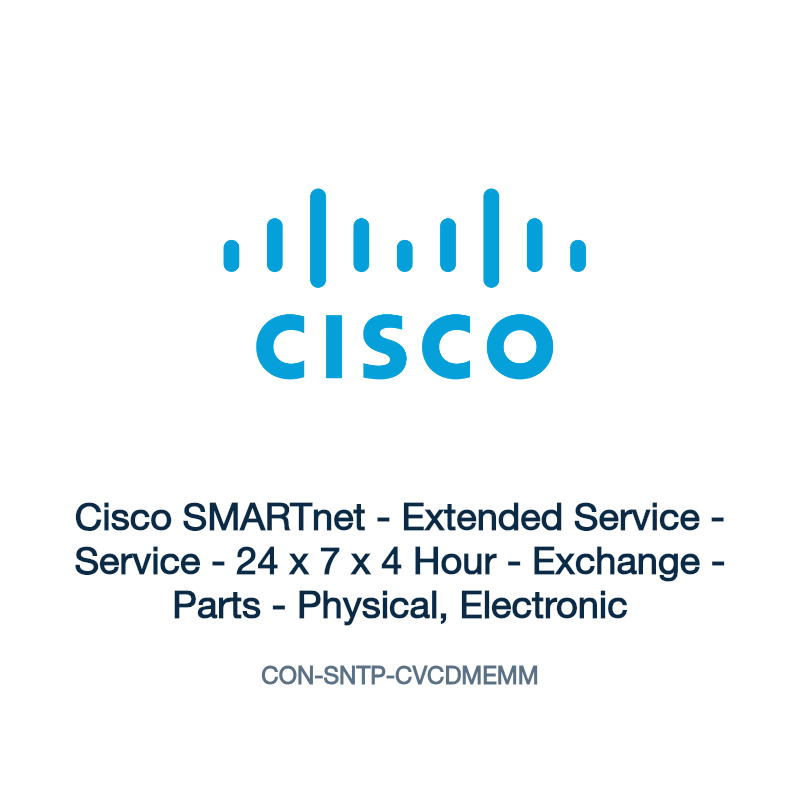 CON-SNTP-CVCDMEMM: Cisco SMARTnet - Extended Service - Service - 24 x 7 x 4 Hour -