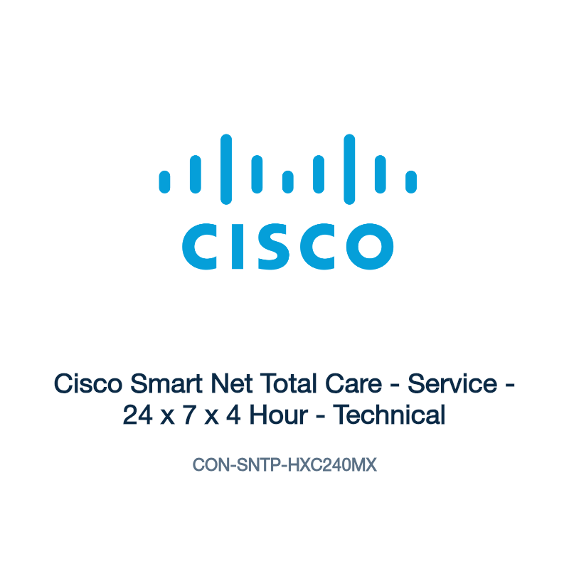 CON-SNTP-HXC240MX: Cisco Smart Net Total Care
