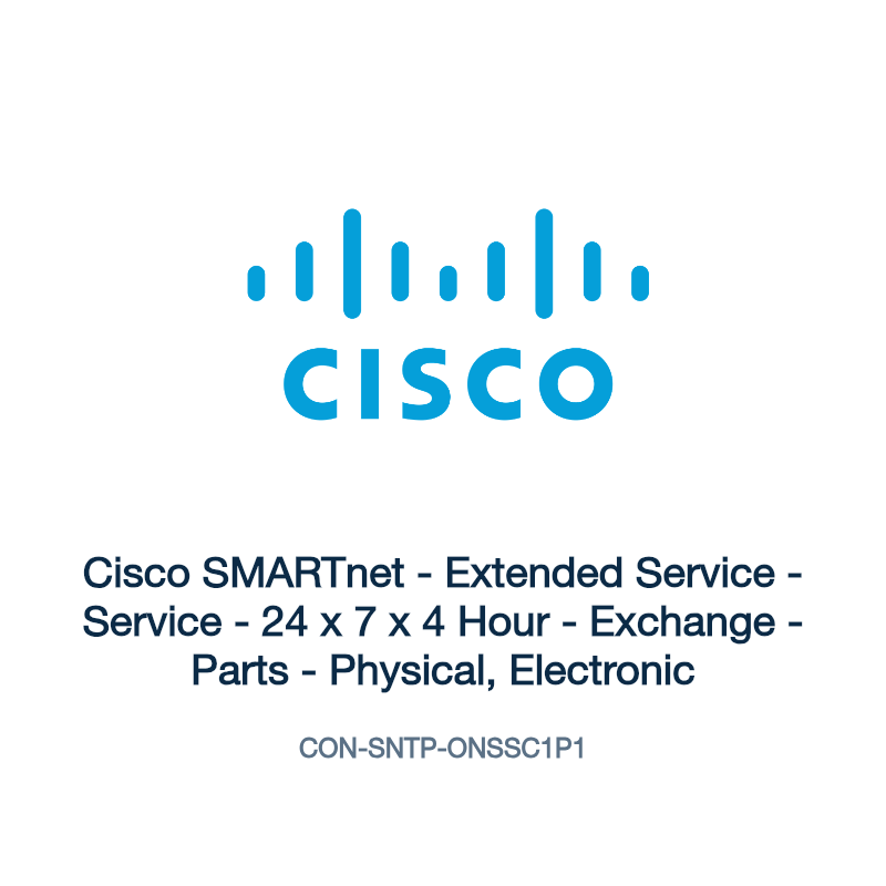CON-SNTP-ONSSC1P1: Cisco SMARTnet - Extended Service - Service - 24 x 7 x 4 Hour -