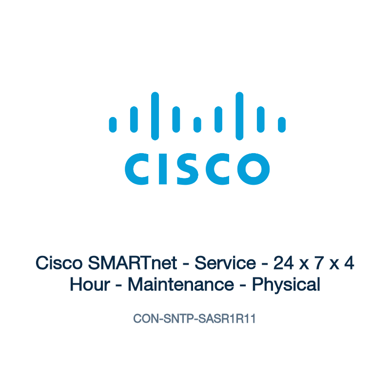 CON-SNTP-SASR1R11: Cisco SMARTnet - Service - 24 x 7 x 4 Hour - Maintenance - Physical