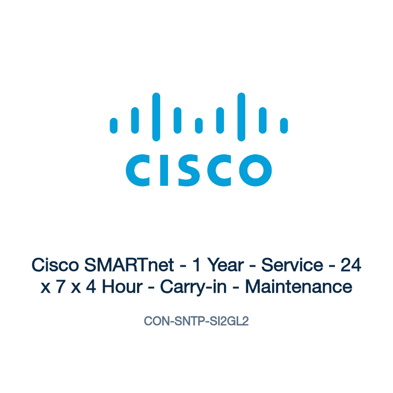 CON-SNTP-SI2GL2: Cisco SMARTnet - 1 Year - Service - 24 x 7 x 4 Hour - Carry-in -