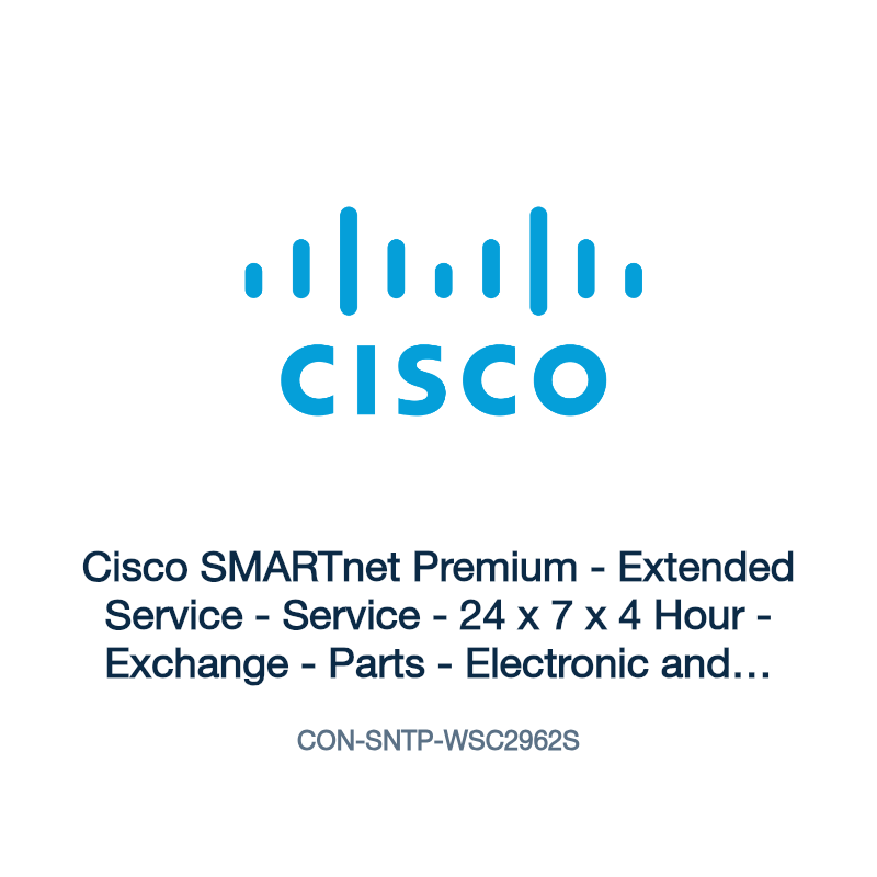 CON-SNTP-WSC2962S: Cisco SMARTnet Premium