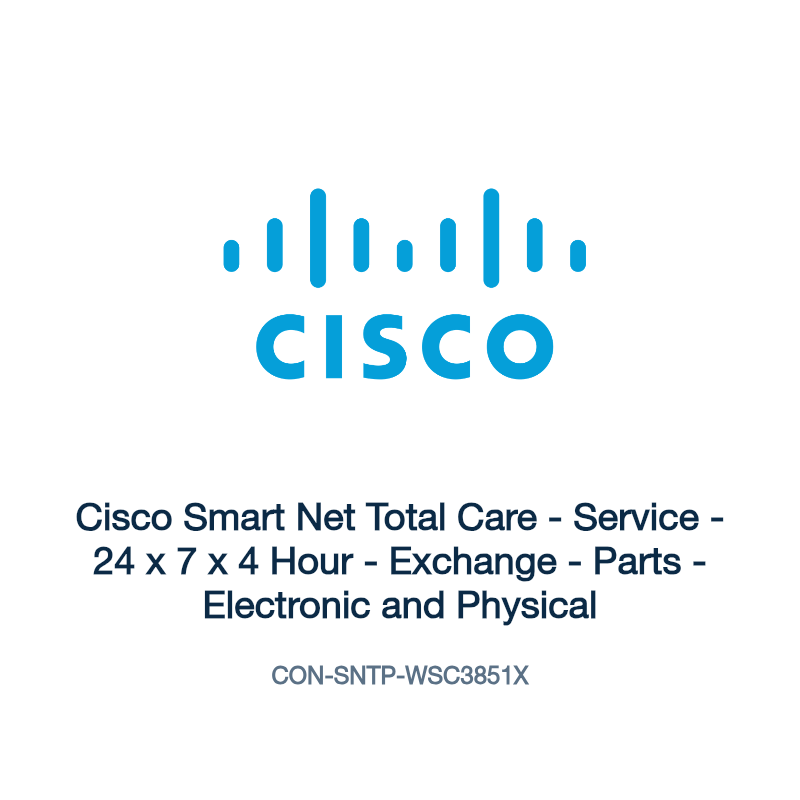 CON-SNTP-WSC3851X: Cisco Smart Net Total Care