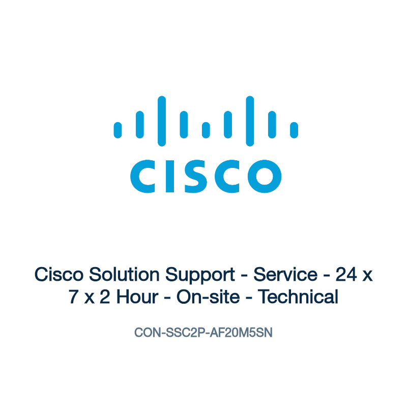 CON-SSC2P-AF20M5SN: Cisco Solution Support