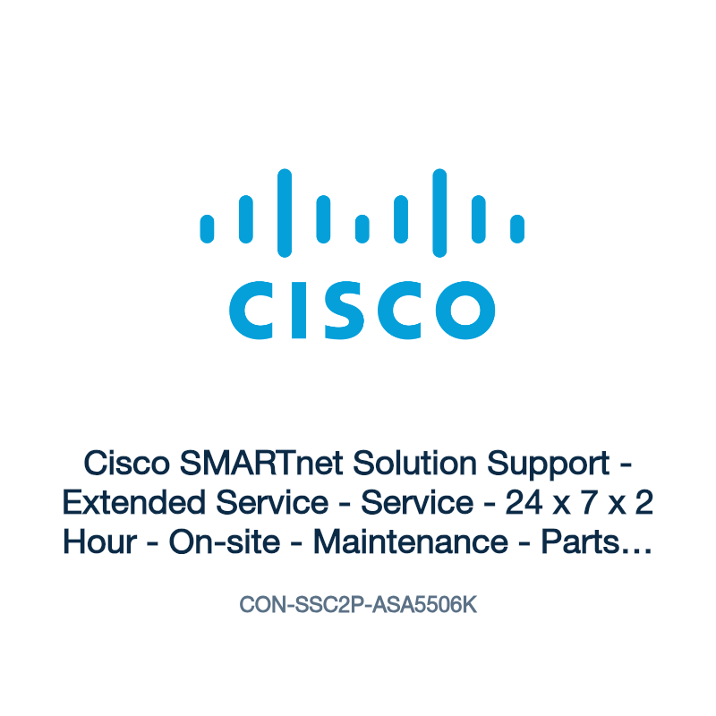 CON-SSC2P-ASA5506K: Cisco SMARTnet Solution Support