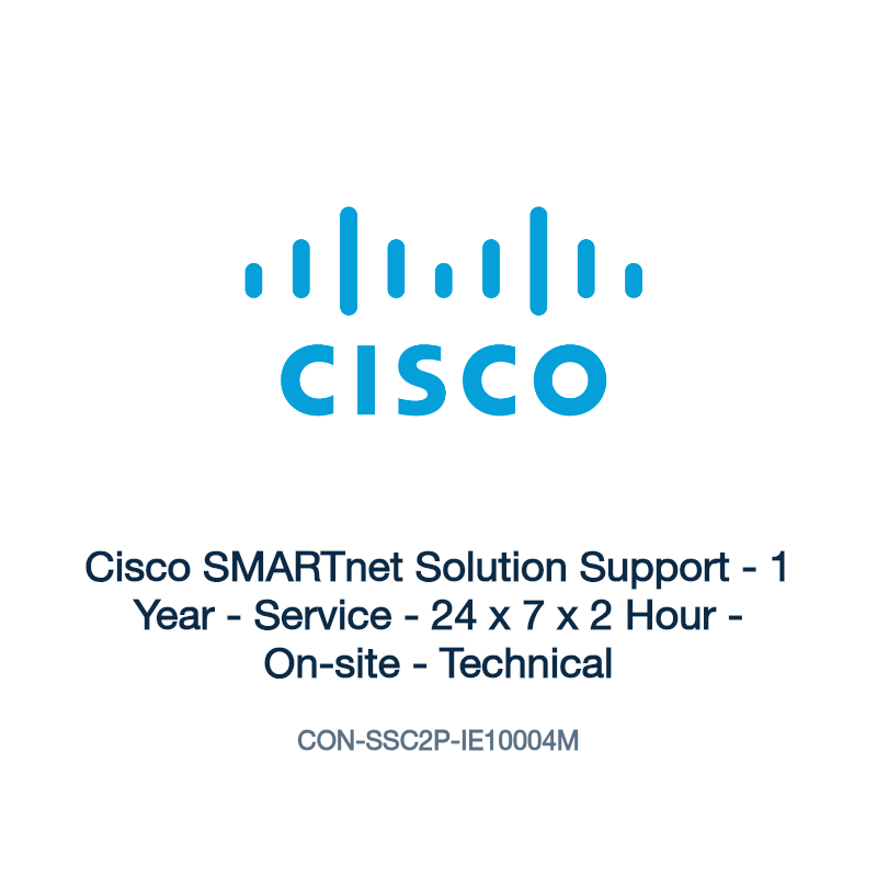 CON-SSC2P-IE10004M: Cisco SMARTnet Solution Support