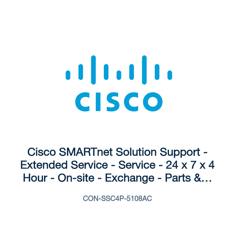 CON-SSC4P-5108AC: Cisco SMARTnet Solution Support