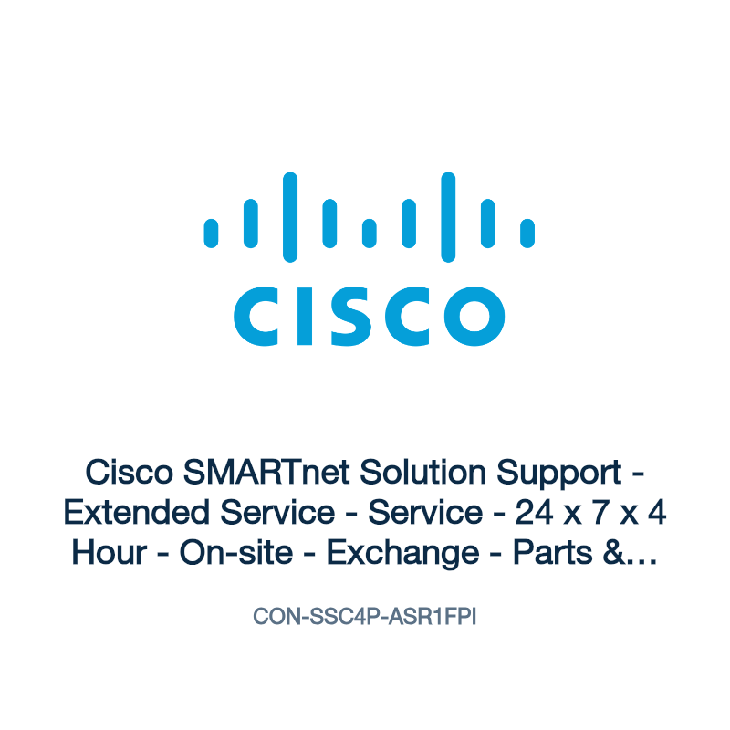 CON-SSC4P-ASR1FPI: Cisco SMARTnet Solution Support