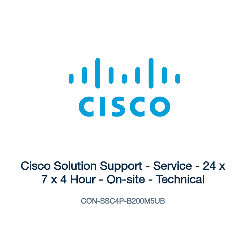 CON-SSC4P-B200M5UB: Cisco Solution Support