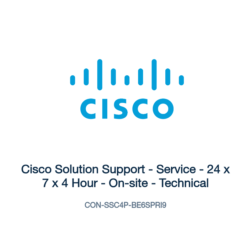 CON-SSC4P-BE6SPRI9: Cisco Solution Support