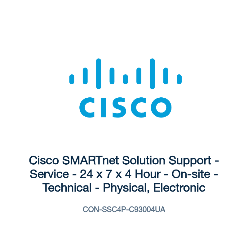 CON-SSC4P-C93004UA: Cisco SMARTnet Solution Support