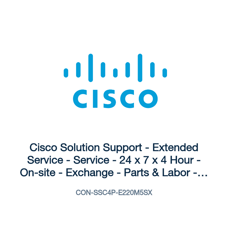 CON-SSC4P-E220M5SX: Cisco Solution Support