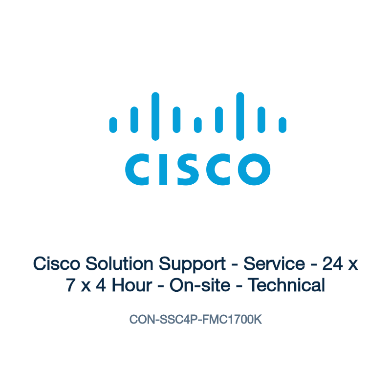 CON-SSC4P-FMC1700K: Cisco Solution Support