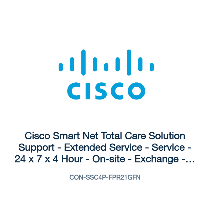 CON-SSC4P-FPR21GFN: Cisco Smart Net Total Care Solution Support
