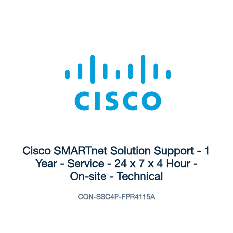 CON-SSC4P-FPR4115A: Cisco SMARTnet Solution Support