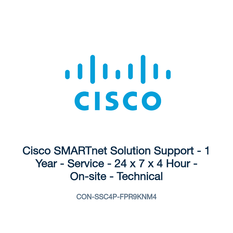 CON-SSC4P-FPR9KNM4: Cisco SMARTnet Solution Support