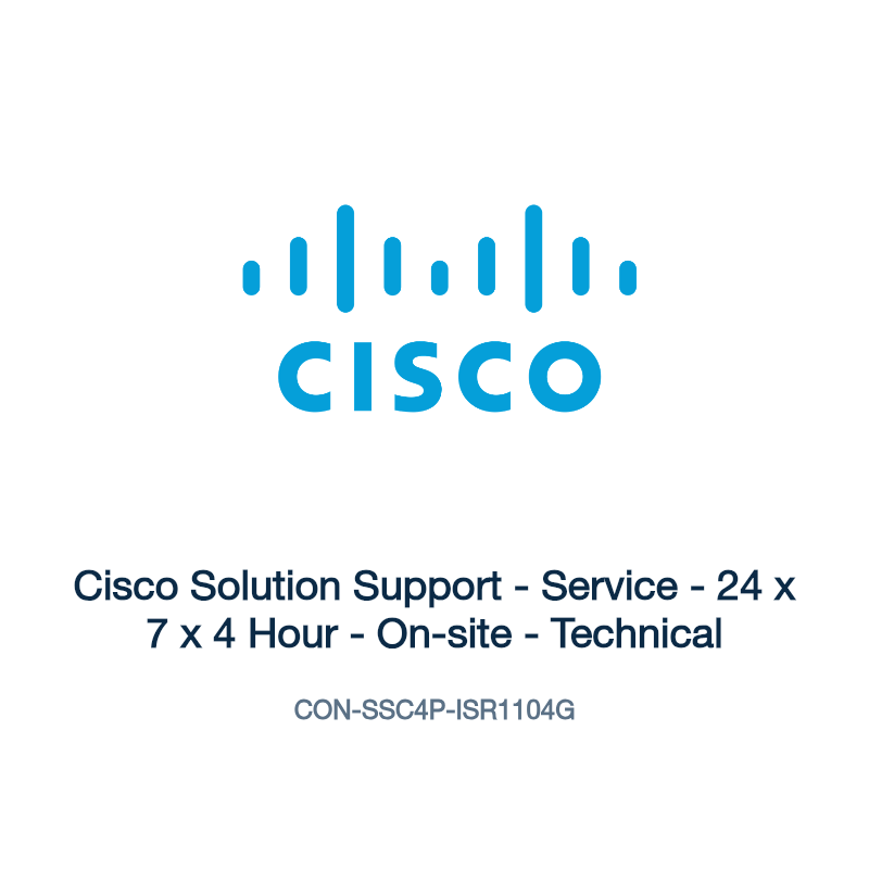 CON-SSC4P-ISR1104G: Cisco Solution Support