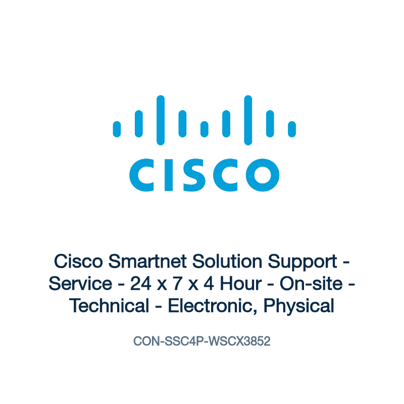 CON-SSC4P-WSCX3852: Cisco Smartnet Solution Support